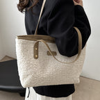 Fashionable Furry Versatile Shoulder Bag