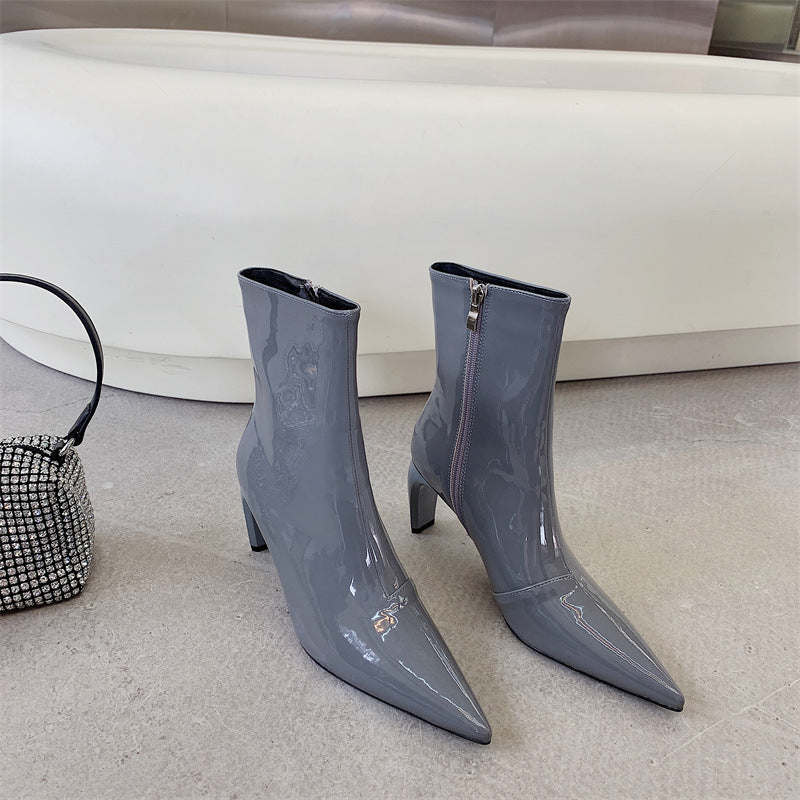 Women's Pointed Toe Stiletto Boots With All-match Temperament