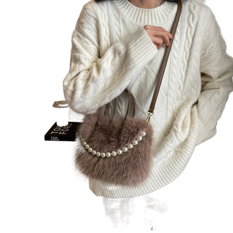 Autumn And Winter New Portable Bucket Bag Personalized Commuter Crossbody