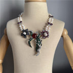 Natural Freshwater Pearl Necklace Special-interest Design High Sense