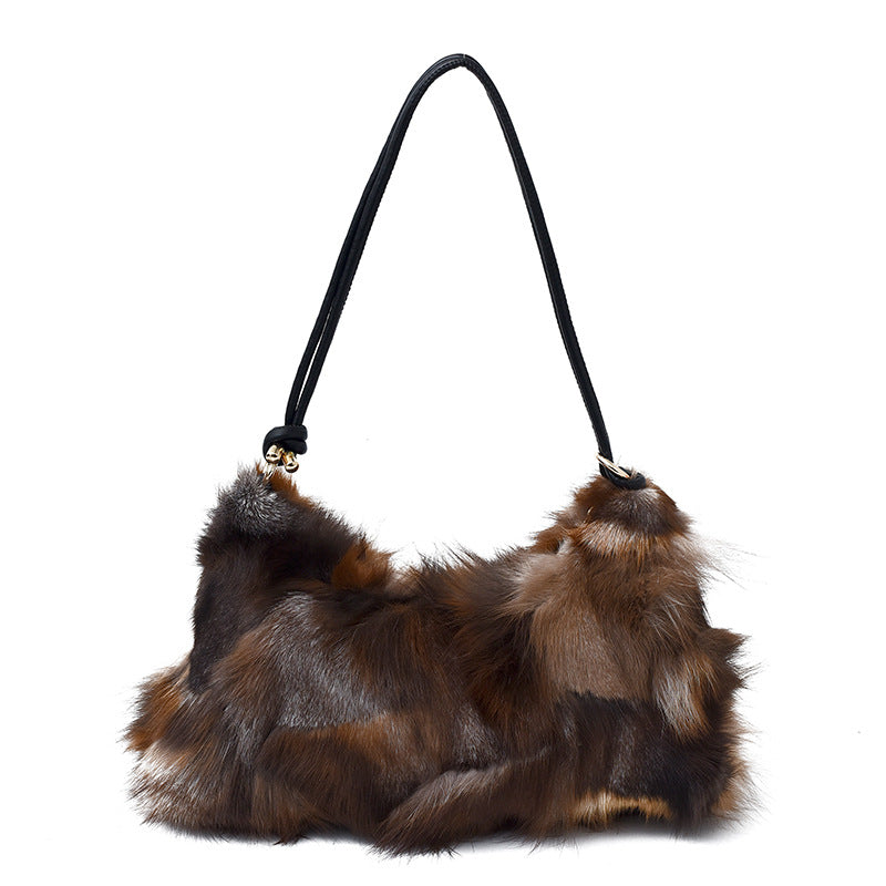 Affordable Luxury Niche Plush Underarm Bag For Women