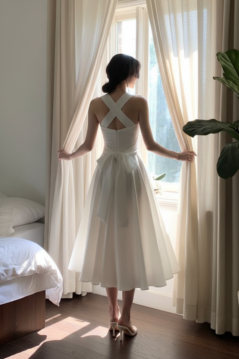 Bedroom – Back, Curtain