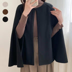 Woolen Overcoat Women's Autumn All-matching Outer Wear Shawl