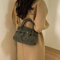 A Stylish Matte-finish Crossbody Shoulder Bag