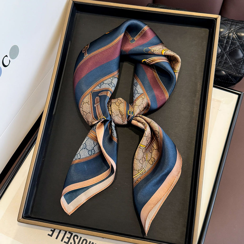 Polka Dot Cashew Color Matching Scarf Female Stylish Thin Sunscreen Scarf