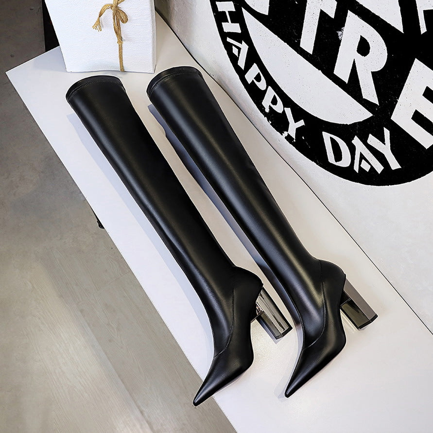 Women's High Heel Pointy Sexy Over-the-knee Boots