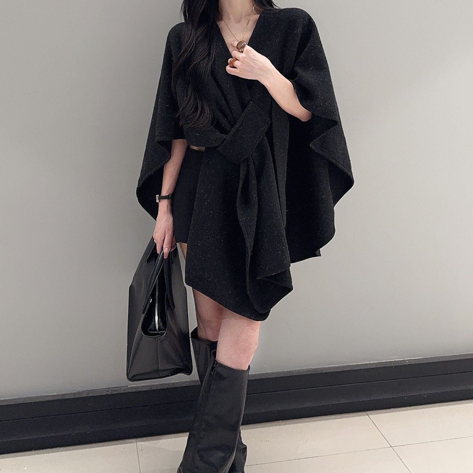 Oversized Knitted Cardigan Baggy Coat Women