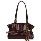 Womens Bag Made From Premium High-end Oil-waxed Leather