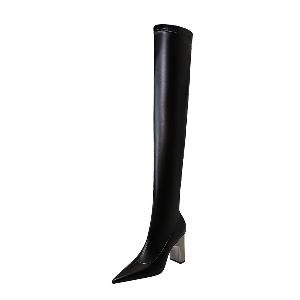 Women's High Heel Pointy Sexy Over-the-knee Boots