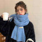 Autumn And Winter Fringe Scarf Women