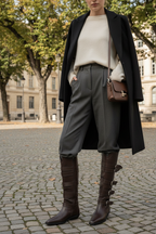 Lifestyle setting - Chunky heel boots styled