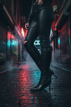 Urban nighttime - Neon metropolitan vibe