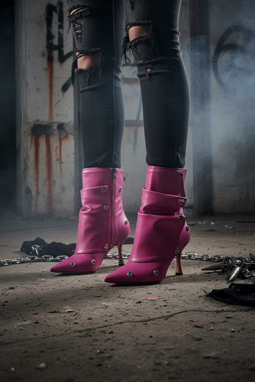 Rock industrial - Rebellious aesthetic