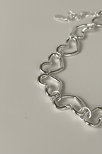 Heart detail - Sterling silver quality