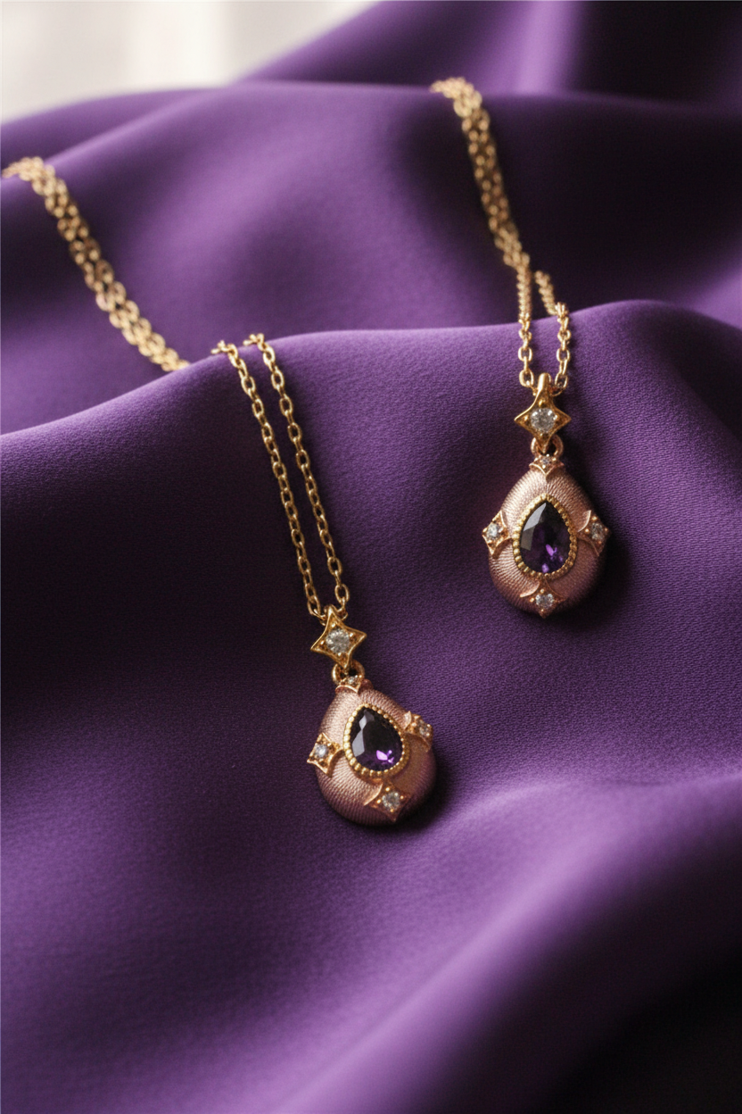 Luxury silk - Gemstone elegance