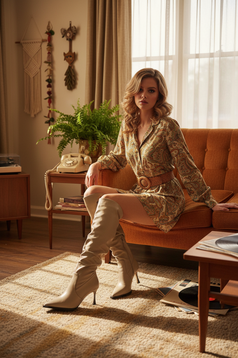 Vintage lifestyle - 70s inspired styling