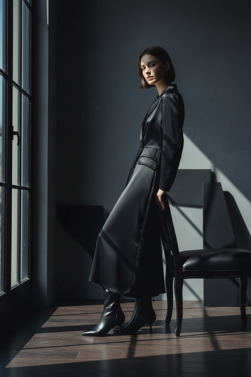 Moody lighting - Dramatic natural light editorial