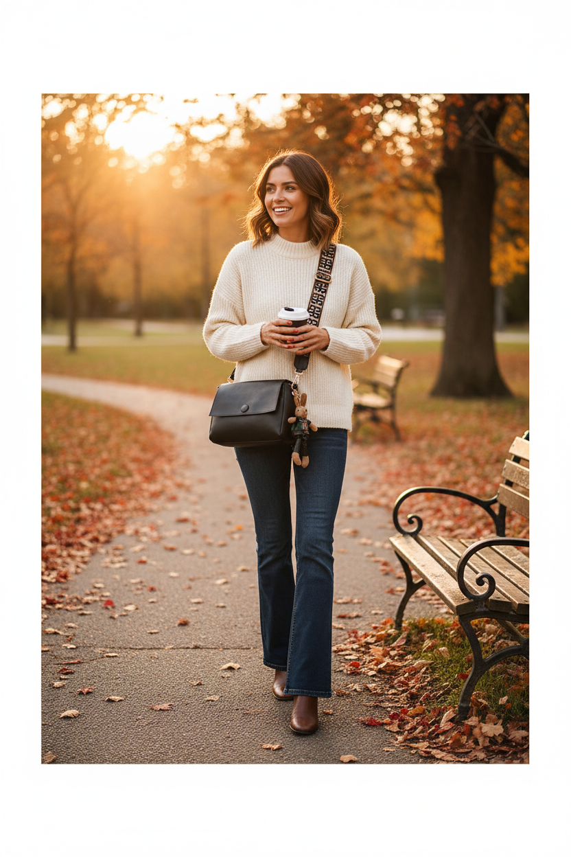 Autumn park - Fall leaves lifestyle