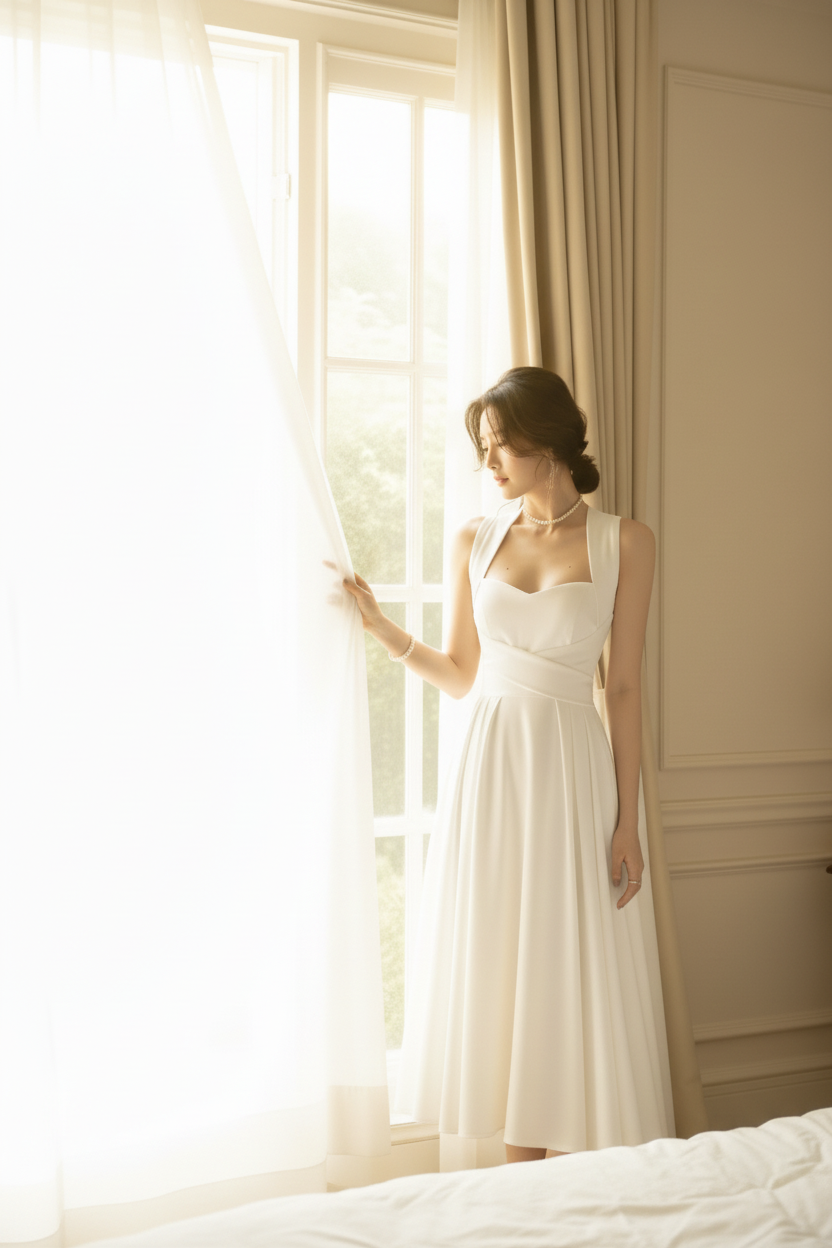 Portrait – Curtain Light