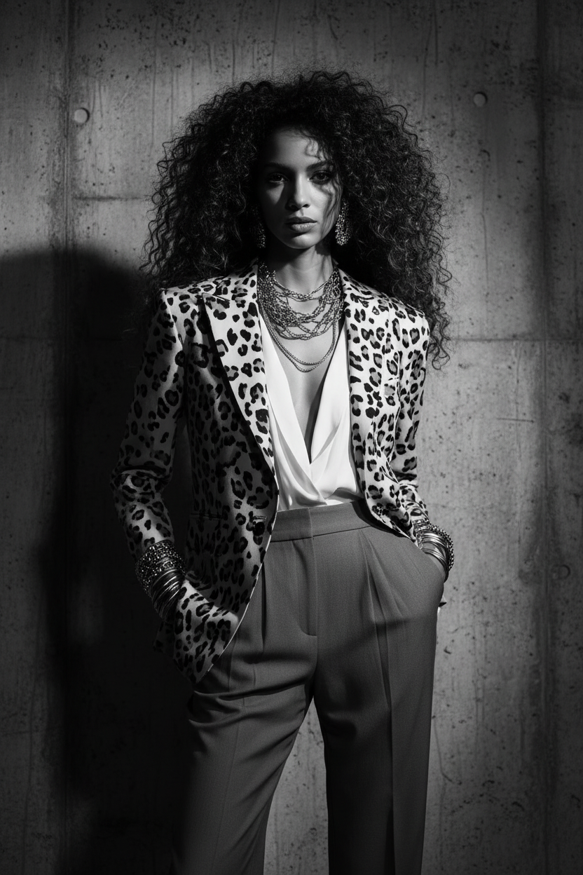 Style 4 - High-Contrast B&W