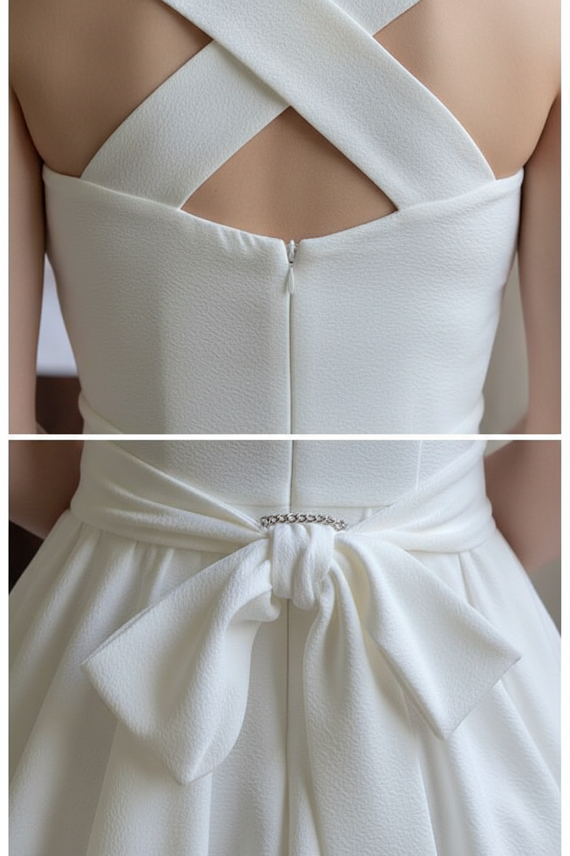 X-Strap + Bow + Chain – Detail Close-Up